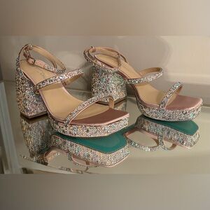 Betsey Johnson Jany Rhinestone Embellished Women's Sandals